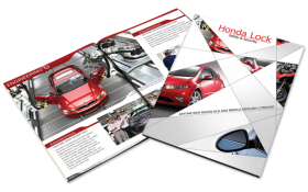 Catalog Design, Company Profile : Honda Lock