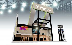 ออกแบบบูท สำหรับงาน Exhibition : Y Matrix