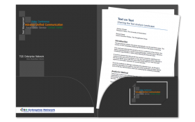 ออกแบบ Company Profile, Folder Design : TGS Enterprise Network
