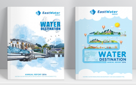 East Water : Annual Report Design and Packaging