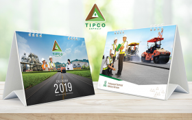 Tipco Asphalt : ออกแบบปฏิทินตั้งโต๊ะ พร้อมจัดพิมพ์